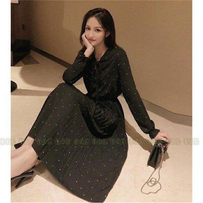 ワンピース トッド柄 シフォンワンピース 長袖 ロング丈 おしゃれ レディース 着痩せ 春 2021