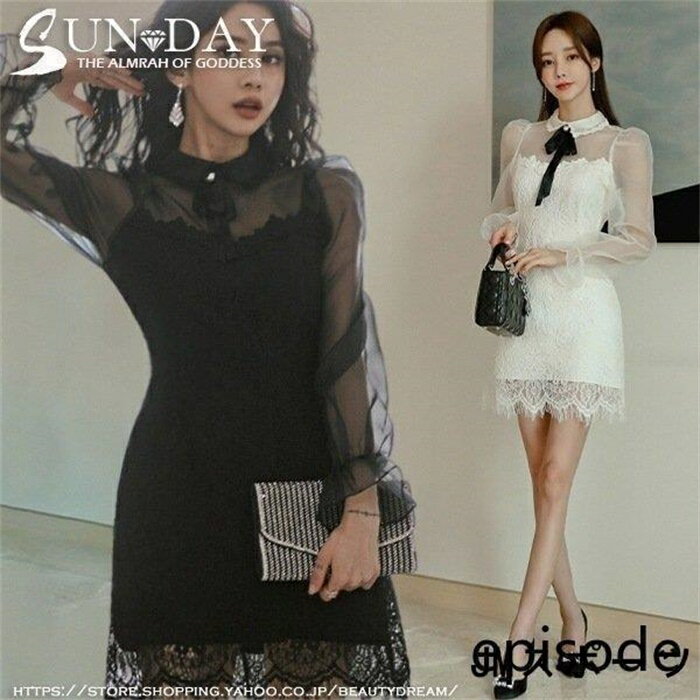 秋新品ワンピースレディース ワンピース ワンピースレディース ナイトドレス ミニ丈 レース ワンピ 20代30代40代50代 大 OL通勤yd-5930