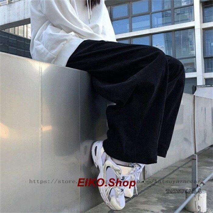 メンズ ワイドパンツ チノパン ゆったり ツイ...の紹介画像3