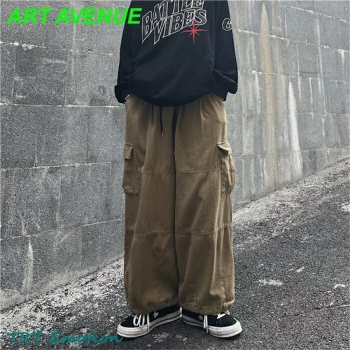 Cargo Pants - カーゴパンツ メンズ パンツ ワイドパンツ イージーパンツ ルーズシルエッ ミリタリーパンツ ワークパンツ 作業服 かっこいい