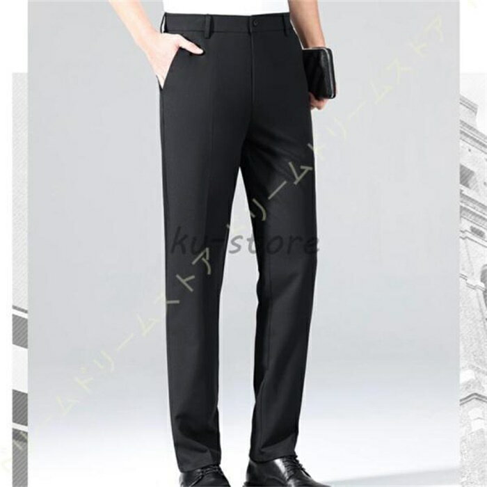 Skinney Pants - スーツパンツ メンズ ロングパンツ スリム 長ズボン 通勤パンツ スラックス ズボン スーツ ストレートスタイル ビジネス カジュアル 春秋 さらさら 美脚
