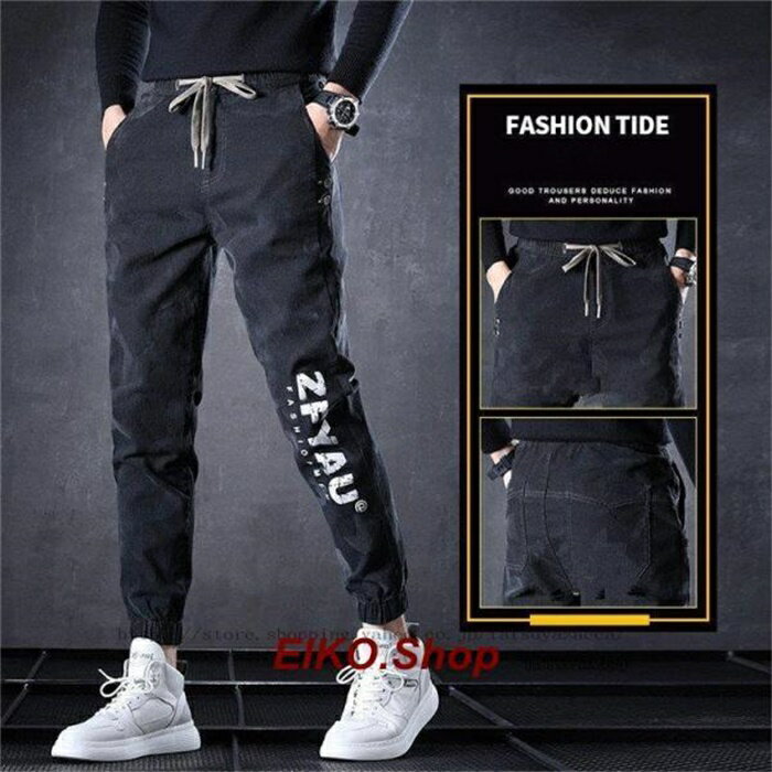 スキニーパンツ ボトムス メンズファッション パンツ 上品 デニムパンツ 日系 通勤 ファッション ロングパンツ 韓国系 新作 秋冬(4.0)