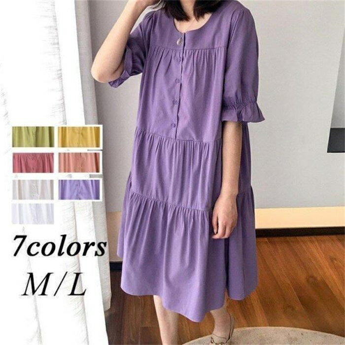 ワンピース レディース 40代 マキシワンピース 春 夏 プリーツ ワンピース スカート フレアスカート 体型カバー 韓国風 オシャレ 大人 30代 50代