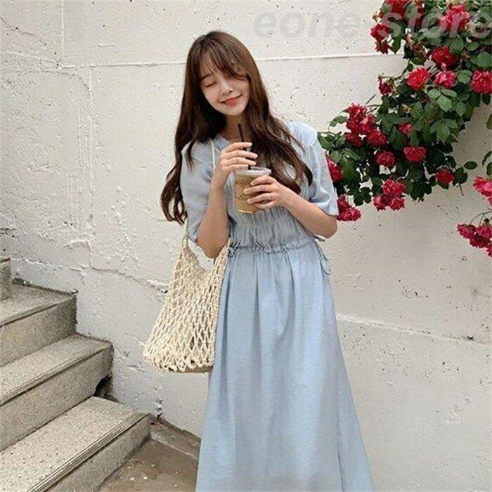 ワンピース レディース 40代 マキシワンピース 春夏 五分袖ワンピース フレアスカート 韓国風 オシャレ 大人 30代 50代 プリーツスカート 大きいサイズ ゆったり