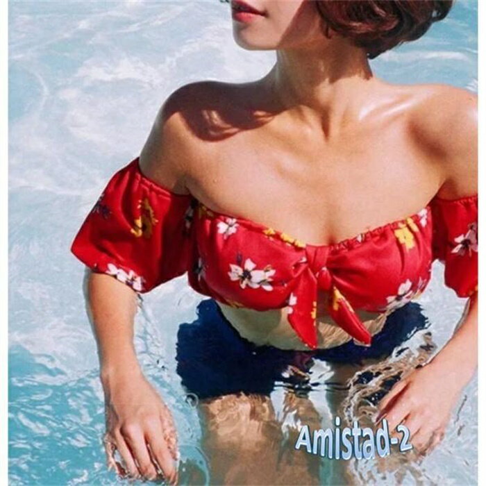 Montce Swim 【 X Olivia Culpo Petal Bikini Top Women 】 レディースファッション 水着 レディース
