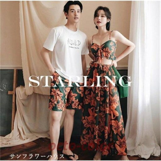 水着 ペアルック カップル レディース 体型カバー ペア 花柄 パッド付き ドレス ショートパンツ 日焼け対策 防晒 メンズ サーフパンツ タンクトップ セパレート 水着 ペアルック カップル レディース 体型カバー ペア 花柄 パッド付き ドレス ショートパンツ 日焼け対策 防晒 メンズ サーフパンツ タンクトップ セパレート