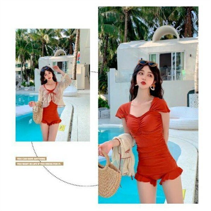 ボーダー｜水着 レディース Tシャツ ビキニセット 体型カバー タンキニ ショートパンツ ギン...