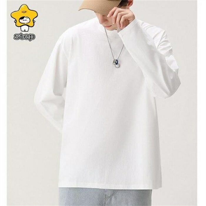 Rakuten - tシャツ ロンt メンズ レディース 長袖 トップス 厚手 無地 長袖Tシャツ