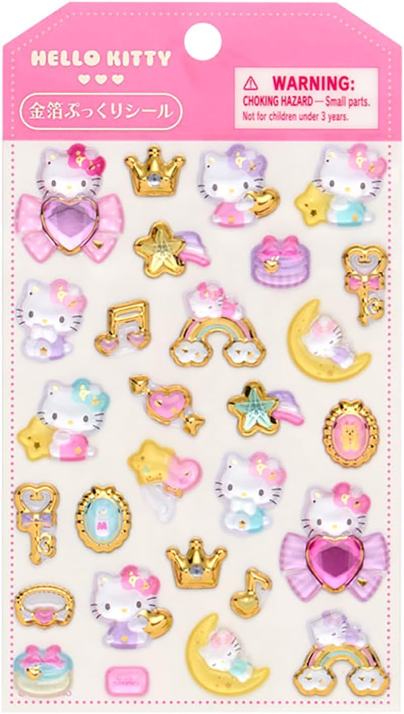 サンリオ 金箔ぷっくりシール マイメロディ