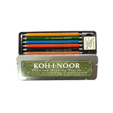 【KOH-I-NOOR(コヒノール)】2mm芯ホルダー6色セット