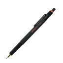 名入れ無料【rotring / ロットリング】800シリーズ メカニカルペンシル / 0.5mm/0.7mm/ シャープペンシル BLACK ブラック 送料無料...