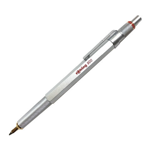 【rotring /　ロットリング】800シリーズ ボールペン BLACK ブラック　SILVER シルバー 送料無料　クリックポスト　新学期　お祝い 2