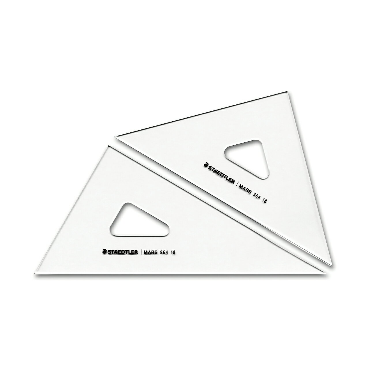 【STAEDTLER/ステッドラー】964 15 マルス三角定規 15cm ゆうパケット(メール便)発送 定規 /三角定規 定規側面に鏡面加工を施してあるので、正確なラインを引くことができます。また、芯粉が出にくいので図面を汚しません。 5