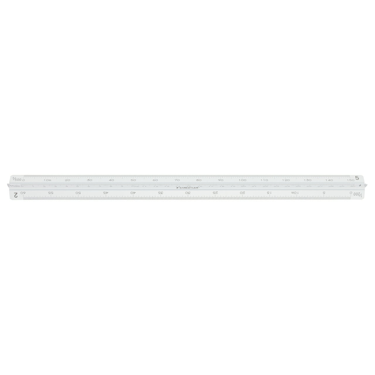 【STAEDTLER/ステッドラー】987 30-11 三角スケール 高精度オールアルミ製 副尺付き(5cm) 一般用 30cm ゆうパック(宅配便)出荷