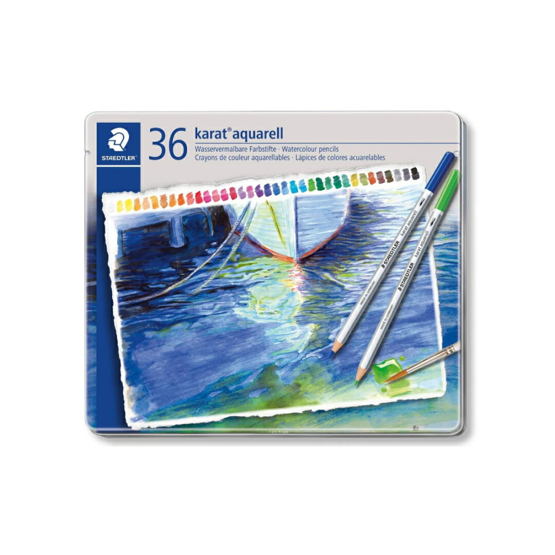 【STAEDTLER/ステッドラー】色鉛筆 125M36　カラトアクェレル水彩色鉛筆 36色セット 新学期 お祝い