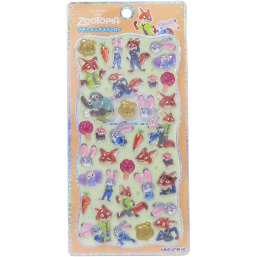 カミオジャパン プチドロップステッカー ディズニー ズートピア 306599
