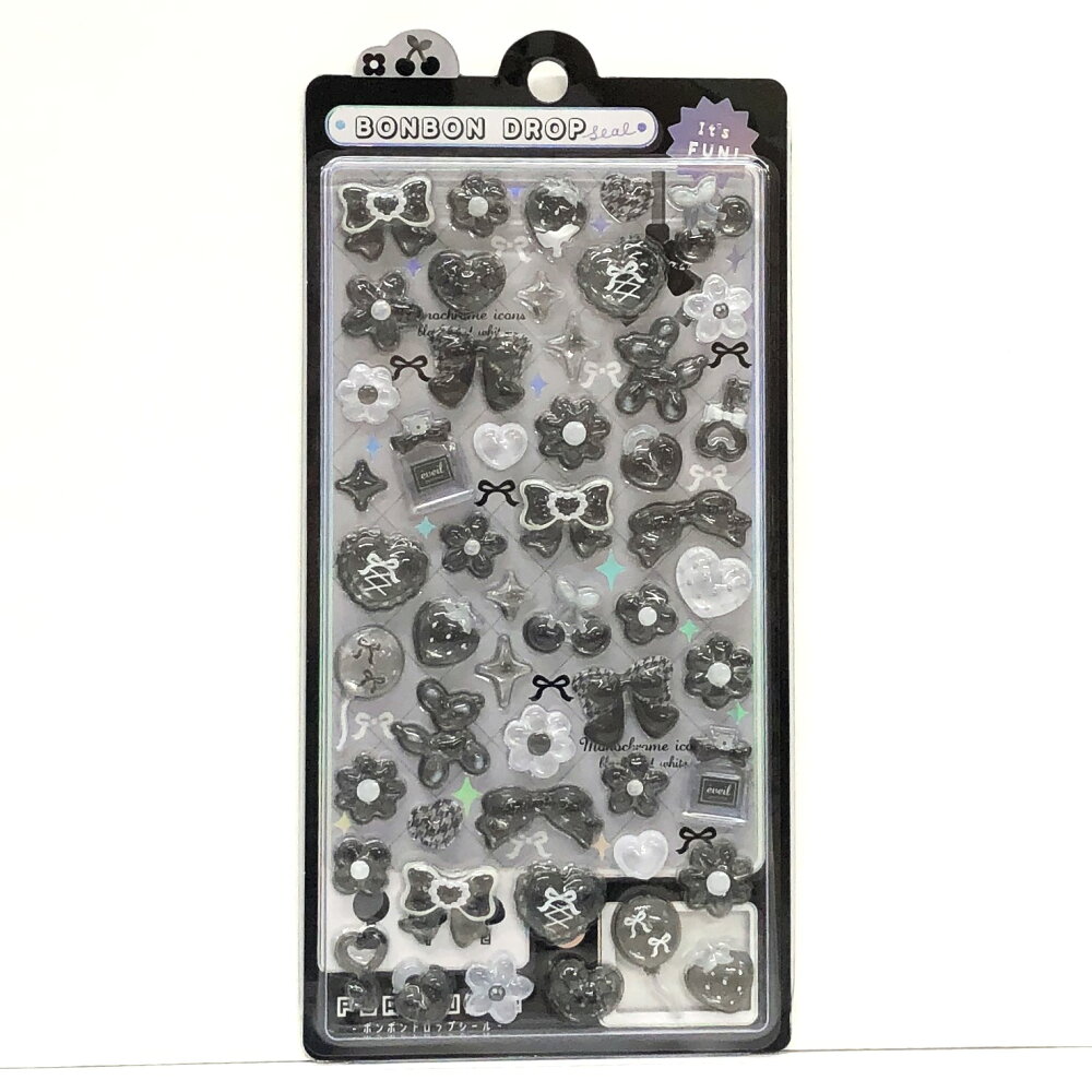 クーリア ボンボンドロップシール ぶらっくボンボン01151