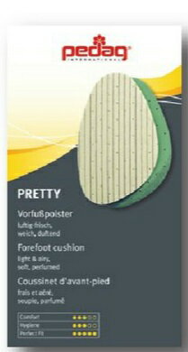 【メール便164円可】ぺダック　プリティ　103　つま先用インソール　土踏まずをしっかりサポート！　中敷き