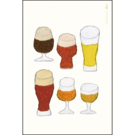米津祐介 ポストカードビールカード グリーティングカード おしゃれ イラスト 上品 女子文具 大人 インテリア メッセージ おめでとう お祝い かわいい ギフト