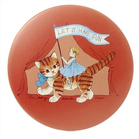 くらはしれい 缶入メモ(縞猫) おしゃれ かわいい コラージュ 素材 メッセージ 女子文具 プチギフト