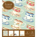 【古川紙工】 オトメ時間 メモパッド/ティータイム おしゃれ かわいい 上品 コラージュ 素材 メッセージ 女子文具 メモ プチギフト 日本製