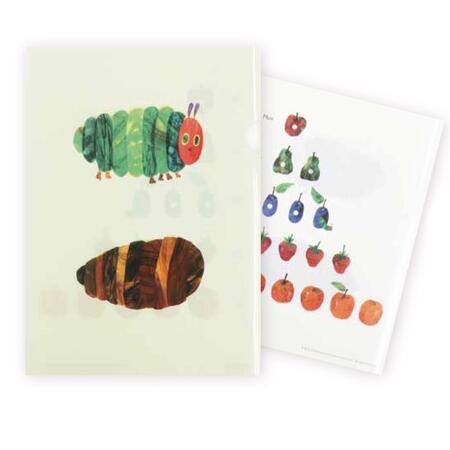 【EricCarle/エリックカール】 A4クリアファイル THE VERY HUNGRY CATERPILLAR/ふとっちょ