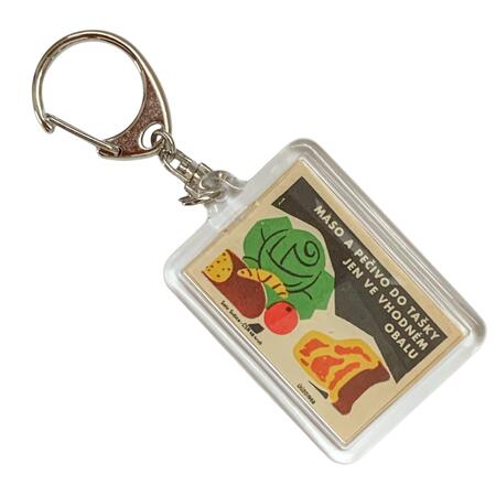 チェコのマッチラベル入りキーホルダー4