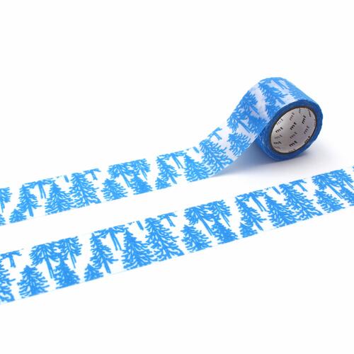 【mt×mina perhonen】マスキングテープ　フロッキー metsa