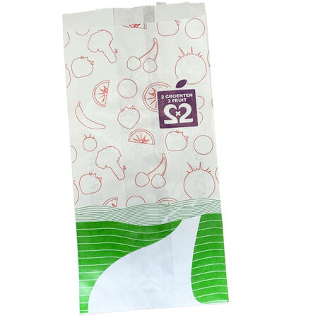 オランダ 青果用紙袋 fruitzakken(5枚) おしゃれ かわいい 女子文具 海外紙モノ 輸入 マルシェ袋 コラージュ ラッピング