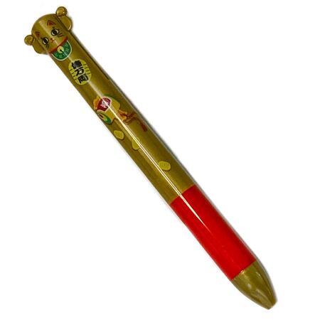 2色ボールペン招き猫/億万両