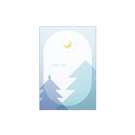 CONFIT 箔押しポストカード Moon