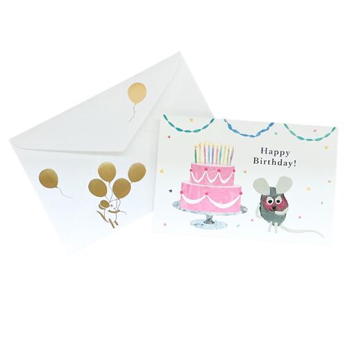 【Leo Lionni/レオ・レオニ】バースデーカード/Swimmy メッセージ 誕生日 バースデー お祝い グリーティングカード おしゃれ 上品 女子文具 ...