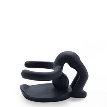 バックドロップケイタイホルダー/ブラック【メール便NG】 ガラケー　プレゼント　贈り物