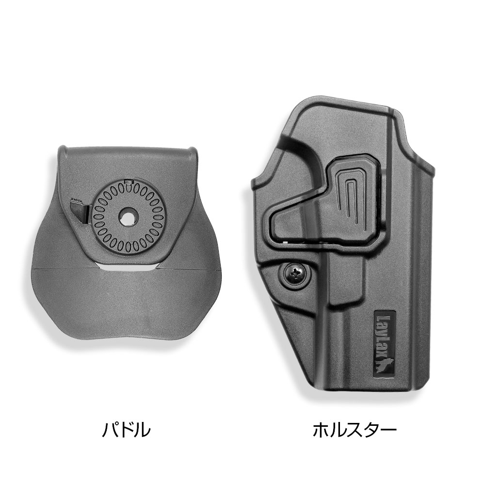 【楽天1位!3冠】【Gen5対応!】 グロック対応 CQCホルスター 右用 BATTLE STYLE ライラクス LayLax バトルスタイル 東京マルイ互換 2