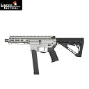 Lancer Tactical R&D Precision Licensed PW9 Mod 1 Airsoft Rifle with Delta Stock GRAY 海外製 電動ガン 本体のみ エアガン 18歳以上 ランサータクティカル 電子トリガー NEBULA T型