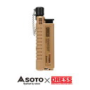 【ブラックフライデーセール P2倍】SOTO×DRESS/LayLax スライドガストーチ ロゴ アウトドア キャンプ ドレス ソト 焚火 たき火 料理 クッキ...