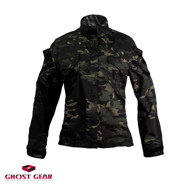 LayLax(GHOST GEAR) レディースBDU♯(シャープ) [ジャケット] マルチカムブラック(MCBK) S・M・L 3サイズ 迷彩 装備品 / ライラクス ゴーストギア 4571443159014 4571443159021 4571443159038 1130an