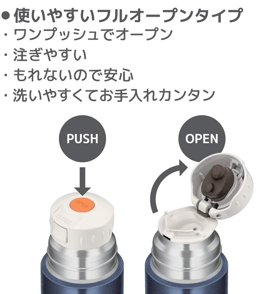 名入れ・ラッピング無料 サーモス ステンレスボトル 500ml 名前入り 記念品 記念日 誕生日 お祝い プレゼント ホワイトデー 卒業 ボックスロゴ FFM-501 シュプリーム風 アウトドア ギフト スポーツ こどもの日 母の日 オリジナル