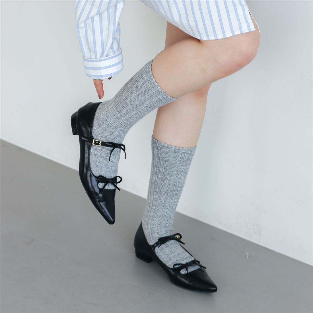 【公式】【SALE／58%OFF】イーボル EVOL ダブルリボンソフトポインテッドパンプス ブラック 靴 レディース パンプス リボン ソフト 柔らかい フェミニン カジュアル パーティー 結婚式 二次会 オケージョン 通勤のサムネイル