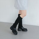 【公式】【SALE/46%OFF】イーボル EVOL 3wayニットロングブーツ ブラック 靴 24aw 新作 レディース ニットブーツ ロングブーツ 厚底 厚底ブーツ ストレッチ デイリー LLサイズ 大きいサイズ 履きやすい ルーズ 軽量 軽い