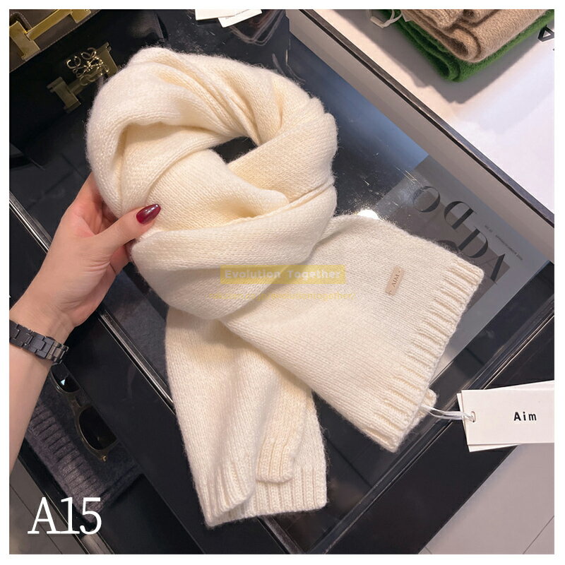 楽天市場】マフラー ニット（カラーマルチカラー）（マフラー