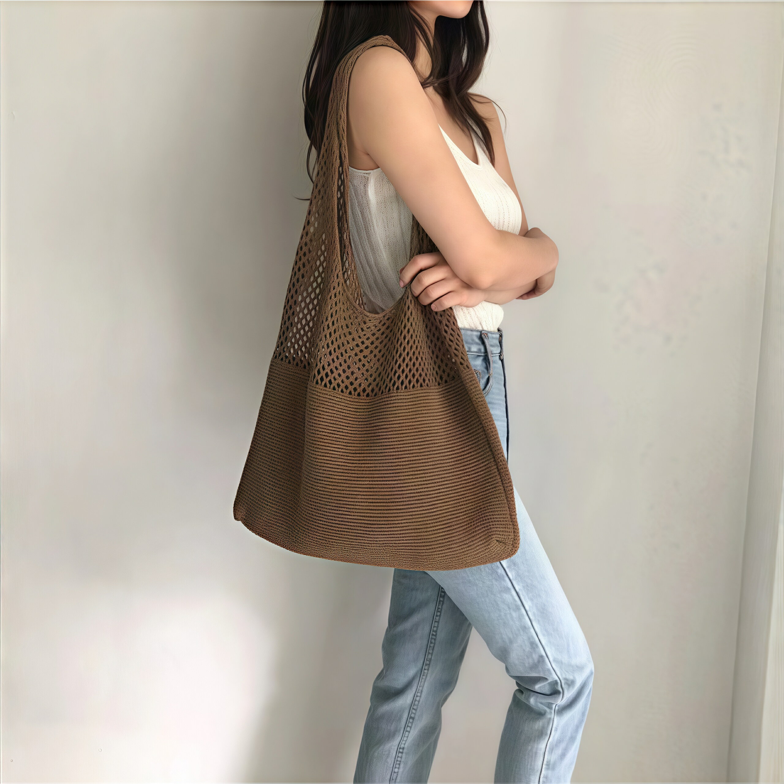 ★＼SALE／★P5倍★ニット バッグ 全14色 ショルダーバッグ レディース トートバッグ ...