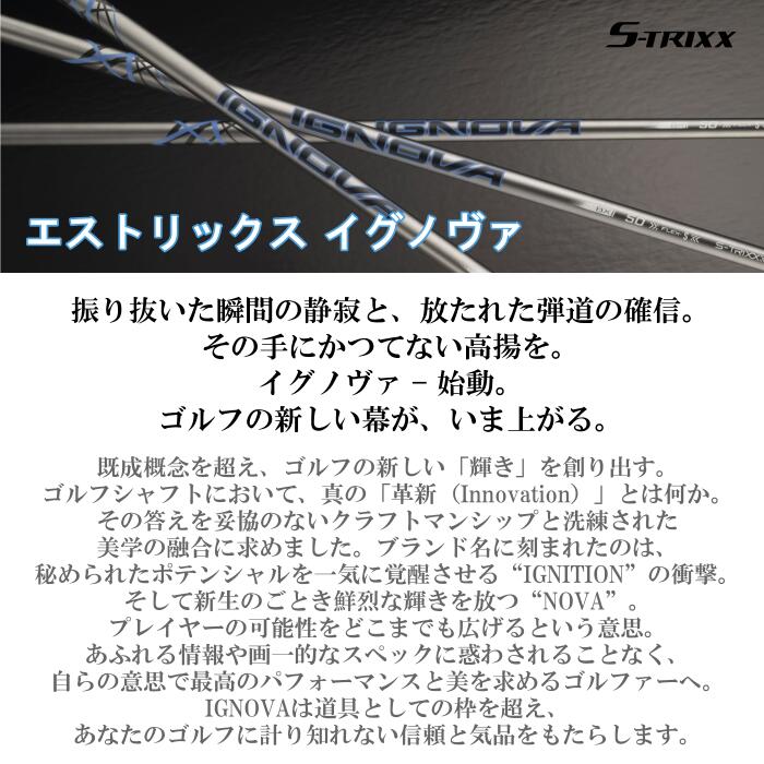 Evolvinのエストリックス イグノバ イグノヴァ BX TYPE-01 シャフト ジニコ 純正 ドライバー スリーブ付 正規販売店 ■ GINNICO｜アングル2