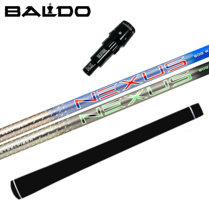 ネクサス ブラック ブルー スチールファイバー シャフト バルド ドライバー 純正 スリーブ付 正規販売..