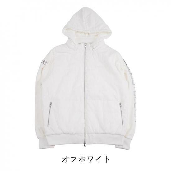 ゴルフウェア ドゥーカス ホットパディングフーディー オフホワイト/ネイビー/ブラ...