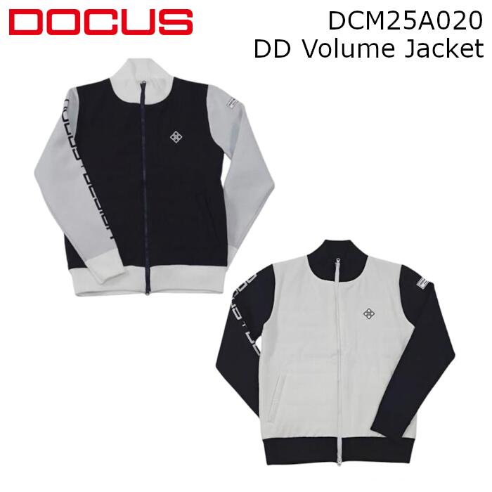 ゴルフウェア ドゥーカス DD ボリューム ジャケット オフホワイト/ネイビー 2025年 秋冬新作 メンズ