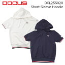 ゴルフウェア ドゥーカス ショートスリーブ フーディ 2025 春夏 レディース ネイビー/オフホワイト DCL25S020 Short Sleeve Hoodie