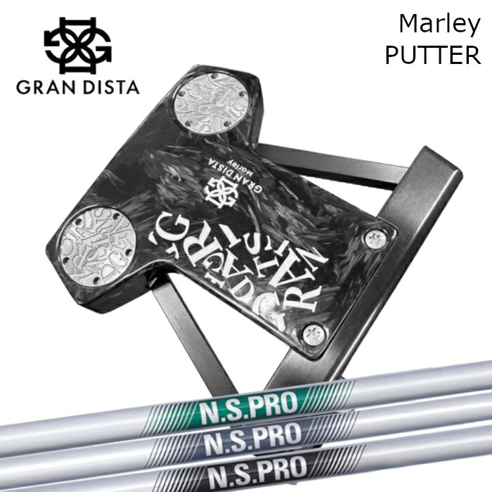 [予約4月発売] グランディスタ パター マーリー | 日本シャフト NSプロ パター | ヘッドカバー付き カスタムクラブ オーダーメイド