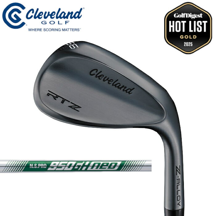 RTZ ブラックサテン ウエッジ クリーブランド N.S.PRO 950GH neo スチール シャフト2025年モデル