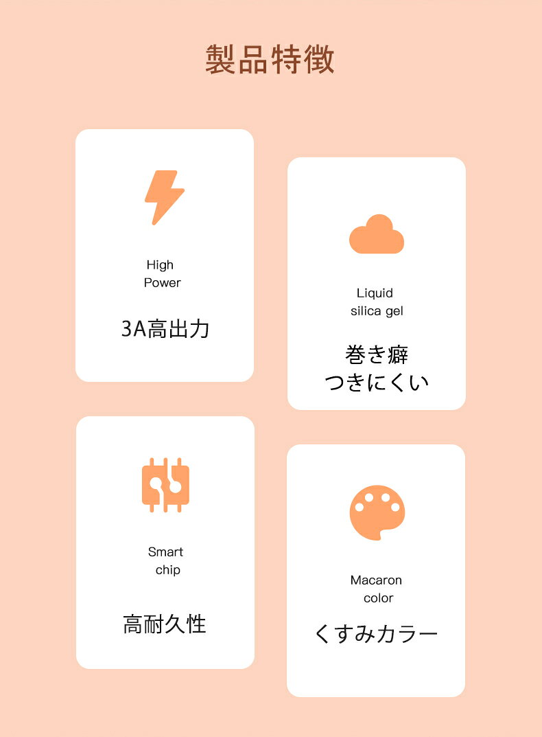 ＜1m&2m 3本セット＞ iPhone 充電ケーブル ライトニングケーブル 1m iphoneケーブ...